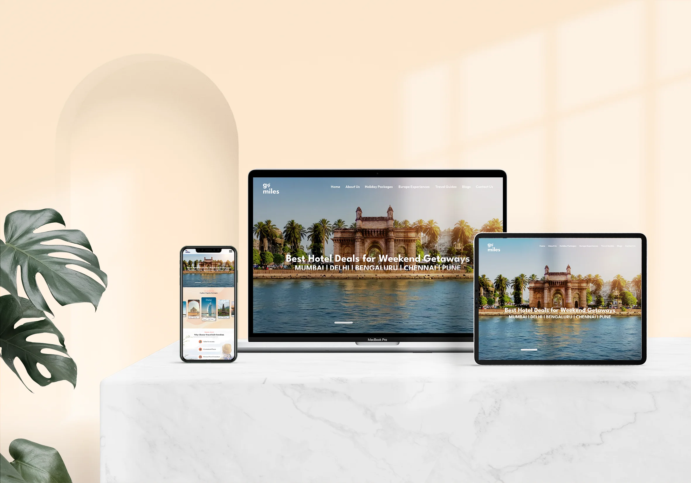 Go Miles Website Redesign