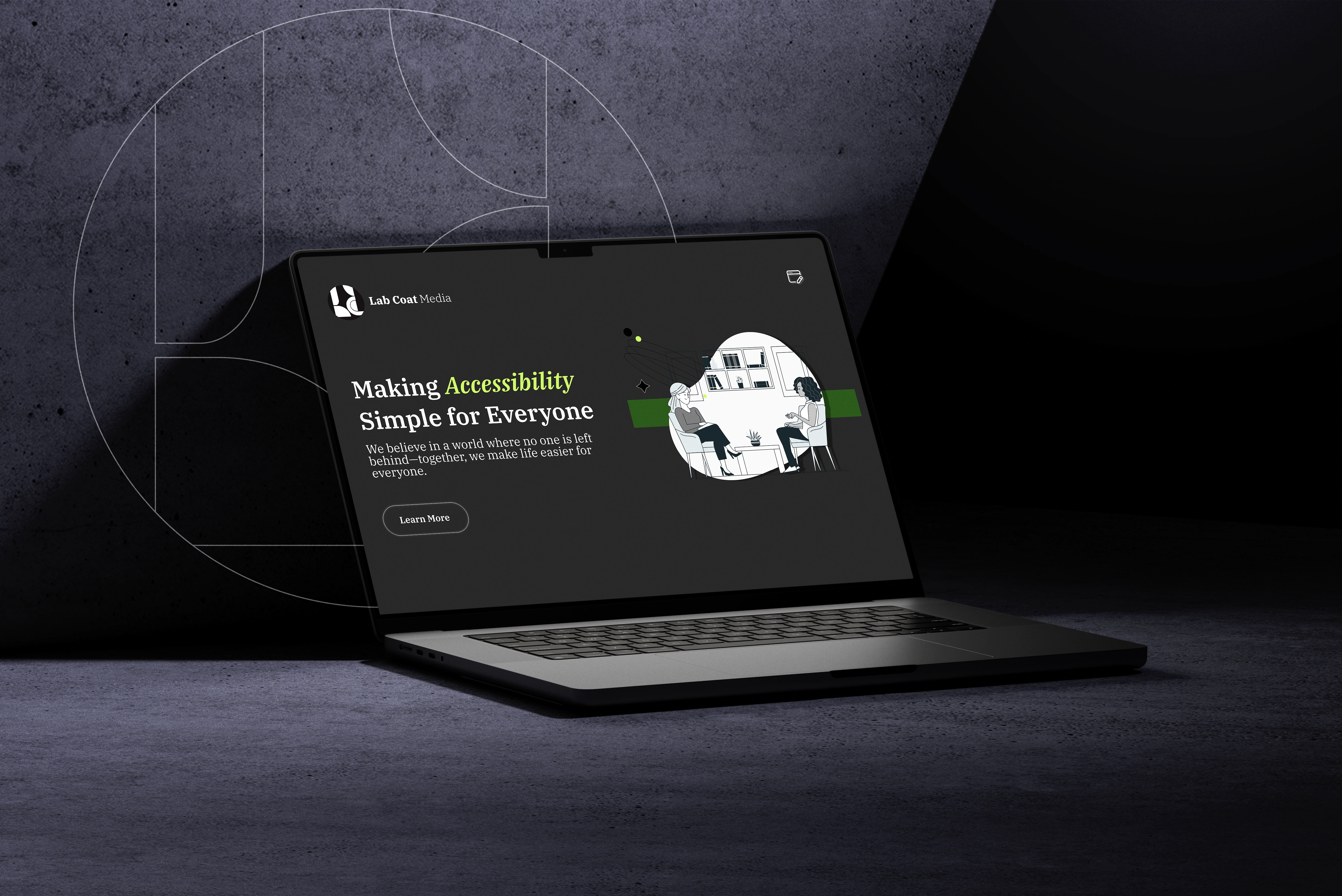 LCM Logo and UI/UX